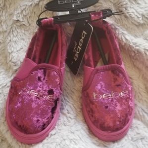 Bebe size 7 girl shoes